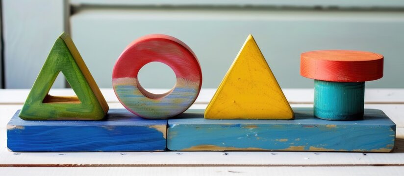 A wooden toy featuring the letters aoa spelled out, designed for sensory integration therapy in children with sensory processing disorder. The toy is part of Montessori activities and occupational