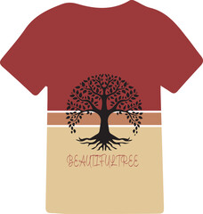 Creative vector of t-shirt design