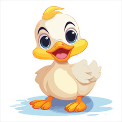 Cute Duck cartoon