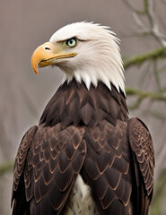 Portrait of a bald eagle