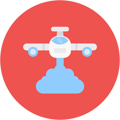 Firefighter Plane Icon