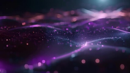 A dazzling display of data visualization and motion graphics showcases the transformative power of fintech and blockchain in ushering in a new era of financial services. Numbers