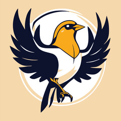 Bird logo illustration
