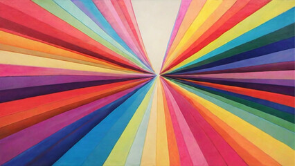 Colorful straight line. Generative AI.