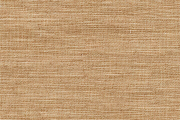 Fototapeta na wymiar Seamless brown rough sack texture. Burlap texture pattern
