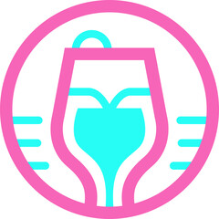 Minimalist Glass Bar Logo