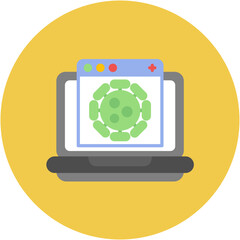 Virus Detection Icon