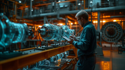 Next-Gen Production Facility Engineer Utilizing Augmented Reality