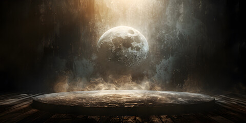 Destruction of planets concept, The view is from space the view is about a giant galaxy, 