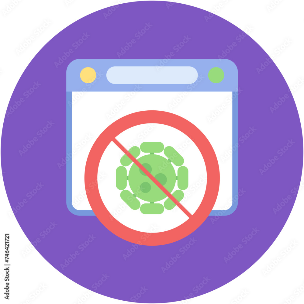 Sticker Antivirus Icon