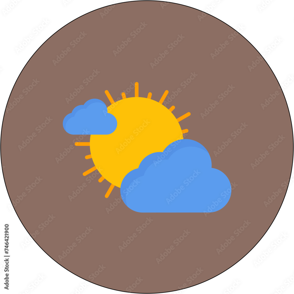 Poster sun icon