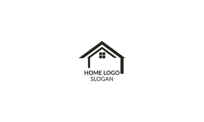 A modern home icon travel logo with a bold design, symbolizing innovation and comfort in travel.