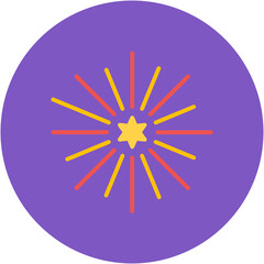 Obraz premium New Year Celebration Icon