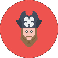 Pirate Beard Icon