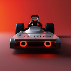 3d render of a car      ,Ai generative 