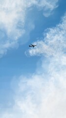Fototapeta premium Fly High through the Clouds
