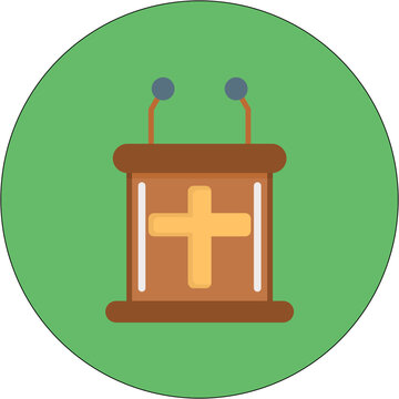 recommend clip art: Pulpit Icon