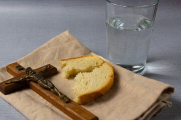 Lent season - bread, water