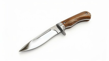 knife on white background.
