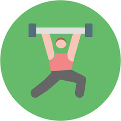Weightlifter Icon