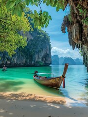 A viewpoint displaying the panoramic beauty of Phuket - obrazy, fototapety, plakaty