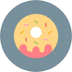 Obraz premium Donut Icon