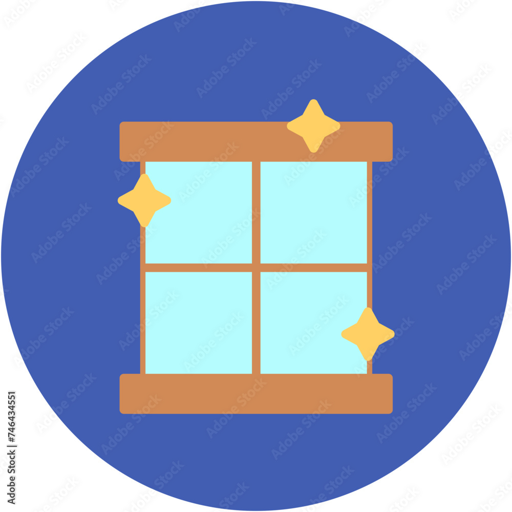 Sticker Clean Window Icon