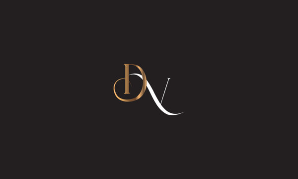 DV, VD , D ,V, Abstract Letters Logo Monogram	