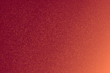 Retro red dotted textured background, noisy gritty dot halftone effect, vector neon illustration. Fashionable banner in grunge style.