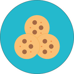 Fototapeta premium Cookies Icon