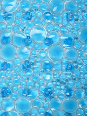 polyvinyl chloride blue bath mat  top view