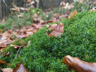 Waldboden mit Moos