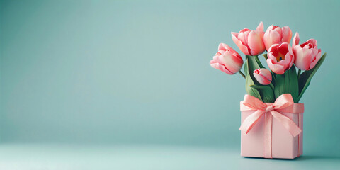 Mothers day, easter and woman day card