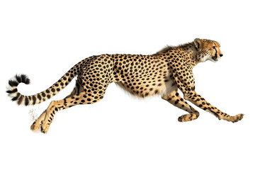 The Cheetah Isolated On Transparent Background