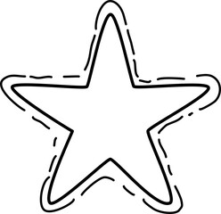 Hand drawn star