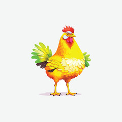 Cartoon sticker design