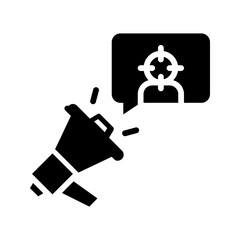 audience icon set style collection in line, solid, flat, flat line style on white background
