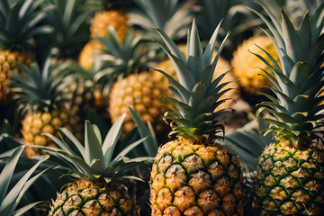 Fresh pineapple fruit