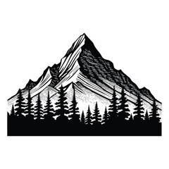 Fototapeta premium Mountain vector design