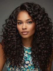 curly woman hair style 3