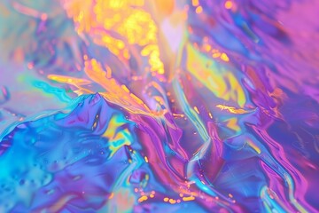 holographic abstract psychedelic colorful background 