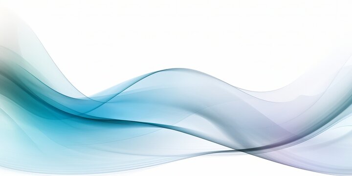 abstract background with blue transparent waved lines for brochure, website, flyer design