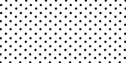 Black polka dot pattern background