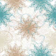 Obraz premium Collage contemporary seamless pattern.