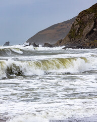 Portwrinkle Beach in a storm