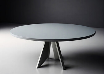 Dark round coffee table - 746471538