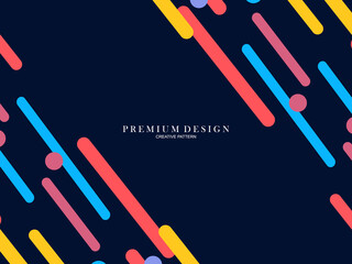 Background with Flat Dynamic Design. Valid for Cover, Plaque, Poster, Flyer and Banner Designs. Vector illustration.