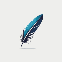 Colorful feather illustration
