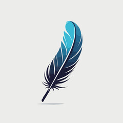 Colorful feather illustration
