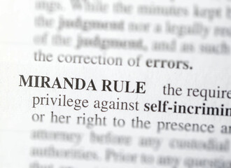 miranda rule
